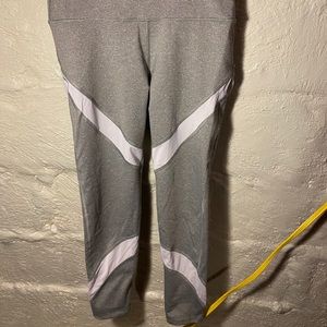 Mesh striped leggings